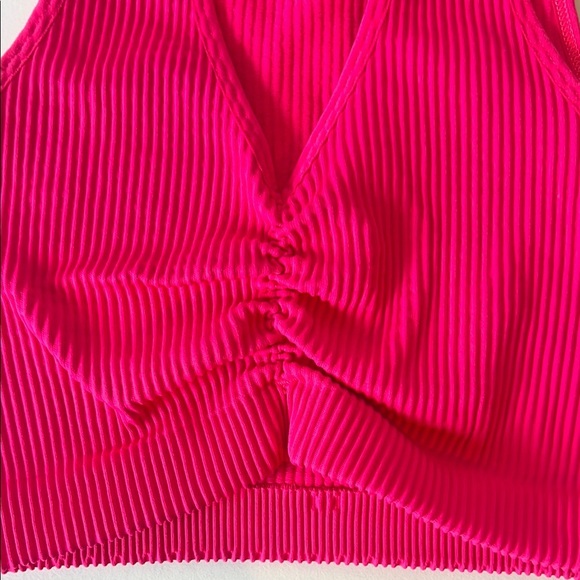 Aerie Cropped Tank Pink - Picture 5 of 6